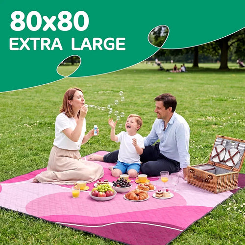 Extra große Picknickdecke für draußen Camping Strandmatte Geschenk