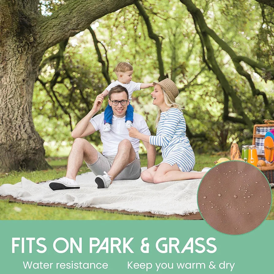 Tiny Land Picknickdecke, 2-in-1 wasserdichte Matte, faltbar, groß