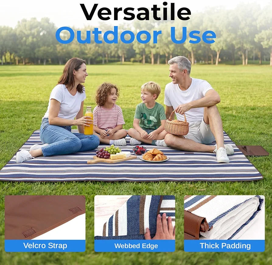 Scuddles 152cm x 203cm Große Outdoor Picknickdecke - Wasserdicht