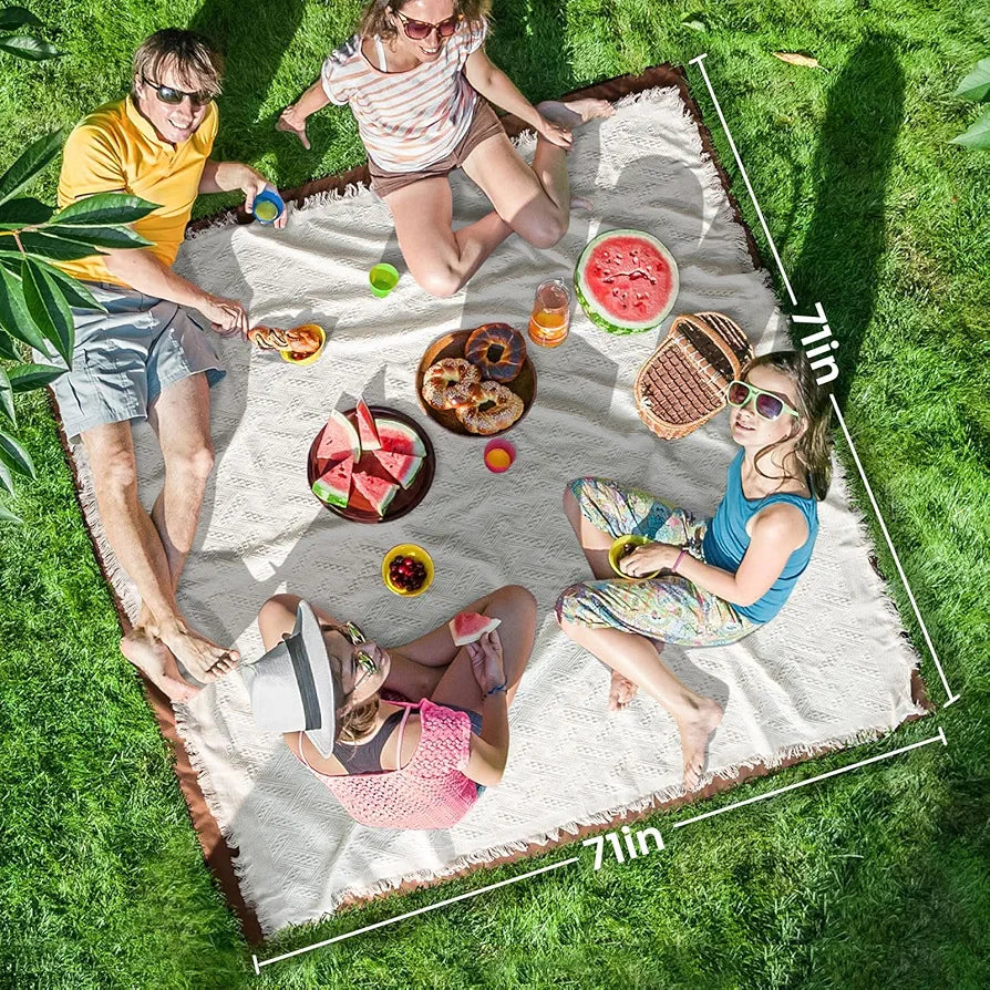 Tiny Land Picknickdecke, 2-in-1 wasserdichte Matte, faltbar, groß